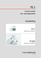 tams elektronik 70-02000-02 Handleiding