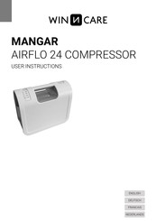 winncare MANGAR AIRFLO 24 COMPRESSOR Gebruikershandleiding