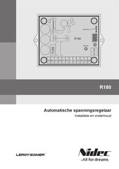 Leroy Somer Nidec R180 Installatie En Onderhoud