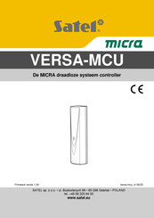 Satel MICRA VERSA-MCU Handleiding