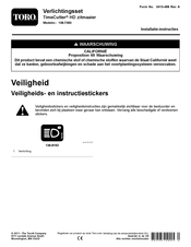 Toro 136-7493 Installatie-Instructies