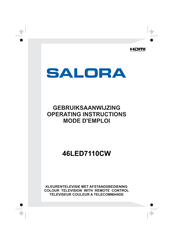 Salora 46LED7110CW Gebruiksaanwijzing