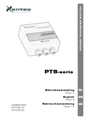 Xenteq PTS 230-25 Gebruiksaanwijzing