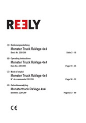 Reely Monster Truck RaVage 4x4 Gebruiksaanwijzing