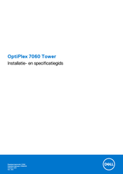 Dell OptiPlex 7060 Tower Installatiehandleiding