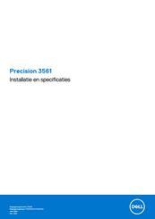 Dell Precision 3561 Installatiehandleiding