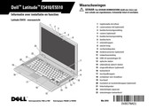 Dell Latitude E5410 Handleiding