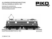 PIKO Rh 1041 Gebruiksaanwijzing