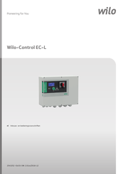 Wilo Control EC-L Inbouw- En Bedieningsvoorschriften