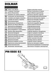 Dolmar PM-5600 S3 Oorspronkelijke Gebruiksaanwijzing