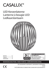 casalux NP-CL-GR24 Gebruikershandleiding