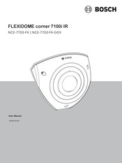 Bosch NCE-7703-FK Gebruikershandleiding