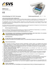 SVS NACHRICHTENTECHNIK 01274.93 Installatie- En Bedieningsaanwijzing