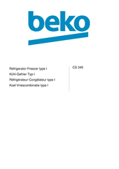 Beko CS 340 Handleiding