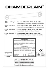 Chamberlain RA55 Instructies