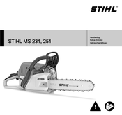 Stihl MS 231 Handleiding