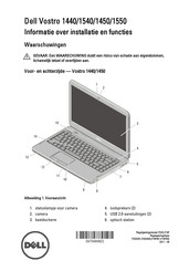 Dell Vostro 1550 Installatiehandleiding