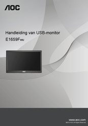 AOC E1659FWU Handleiding