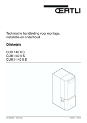 OERTLI CUM 140 II S Technische Handleiding