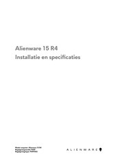 Dell Alienware 15 R4 Installatiehandleiding