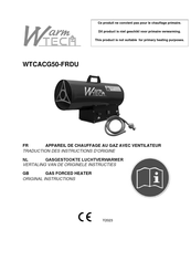 Warmtech WTCACG50-FRDU Instructies