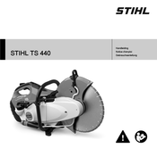 Stihl TS 440 Handleiding