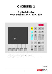 emco Emcomat 20D Handleiding