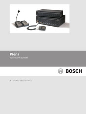 Bosch Plena Installatie- En Bedieningshandleiding