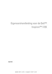 Dell Inspiron 1720 Handleiding