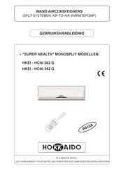 Hokkaido SUPER HEALTH HCNI 262 G Gebruikershandleiding