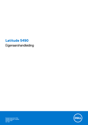 Dell Latitude 5490 Handleiding