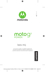 Motorola Moto G7 Play Handleiding