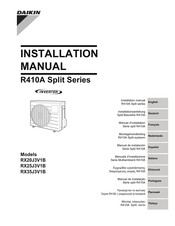 Daikin RX25J3V1B Montagehandleiding