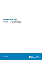 Dell Precision 3551 Installatiehandleiding