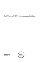 Dell Vostro V131 Handleiding