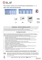 SLAT AXS2 24V 2,5A Installatiehandleiding
