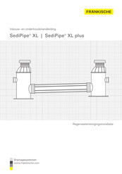 FRÄNKISCHE SediPipe XL Inbouw- En Gebruiksaanwijzing