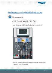 WDT CPR Touch XL-0S Bedienings- En Installatiehandleiding