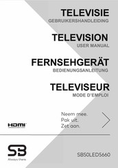 SB SB50LED5660 Gebruikershandleiding