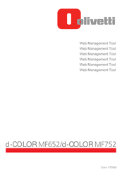 Olivetti d-COLOR MF652 Handleiding