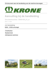 Krone B454 Handleiding