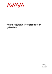 Avaya J169 Gebruikershandleiding