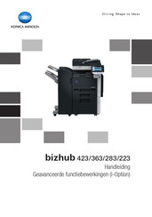 Konica Minolta bizhub 363 Handleiding