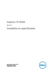 Dell Inspiron 13-5368 Installatiehandleiding