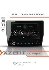 XZENT X-F285 Gebruikershandleiding