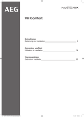 AEG VH Comfort Instructies Voor Gebruik En Installatie