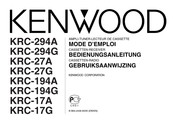 Kenwood KRC-194A Gebruiksaanwijzing