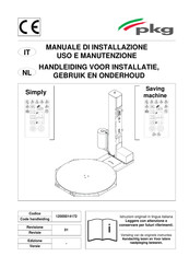 PKG Sipmly Handleiding Voor Installatie, Gebruik En Onderhoud