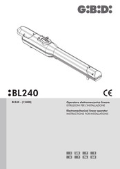 GiBiDi BL240 Instructies Voor Installatie