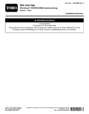 Toro Workman MD Installatie-Instructies